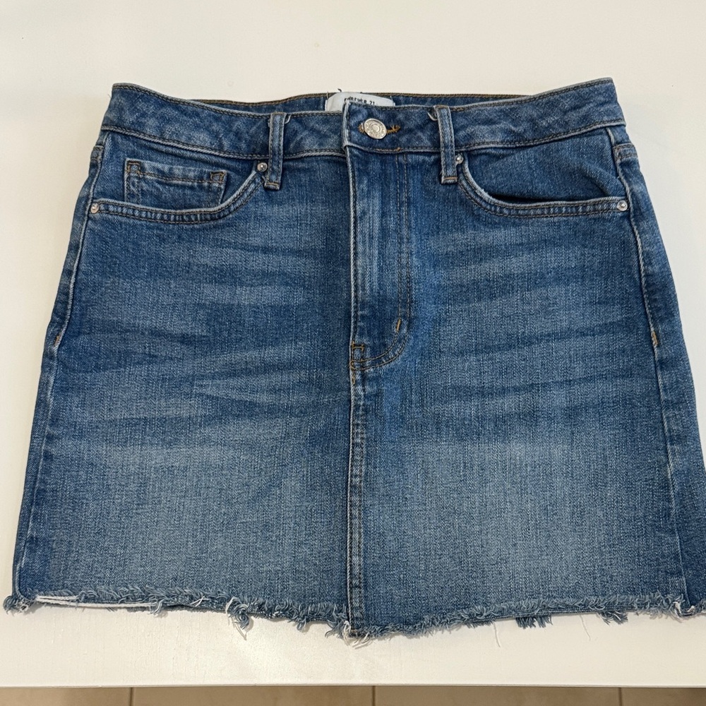Forever 21 Classic Blue Mini Skirt
